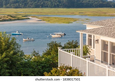 USA, Massachusetts, Ipswich. Great Neck House, Morning