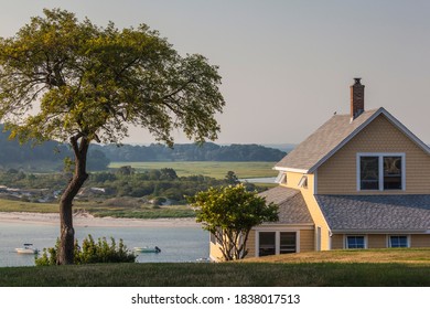 USA, Massachusetts, Ipswich. Great Neck House, Morning