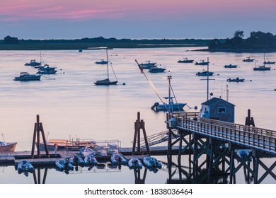 USA, Massachusetts, Ipswich. Sunrise Over Great Neck