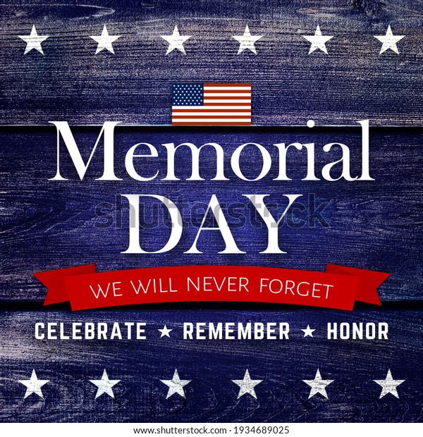 USA Memorial Day banner\
background