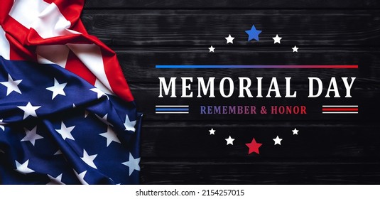 Usa Memorial Day Celebration Remember Honor Stock Photo 2154257015 ...