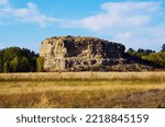 USA, Montana. Pompeys Pillar National Monument, Sandstone Butte