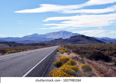 USA, Nevada, Austin. US Highway 50, Lincoln Highway, Loneliest Road in America.