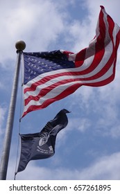 USA And POW MIA Flag