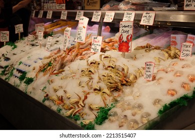 USA, Seattle, 9102022 :
Fresh Seafood Market