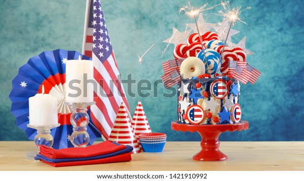 Usa Theme Ontrend Candyland Fantasy Drip Stock Photo Edit Now