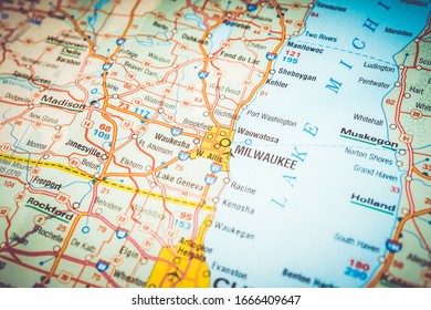 1,080 Milwaukee map Images, Stock Photos & Vectors | Shutterstock