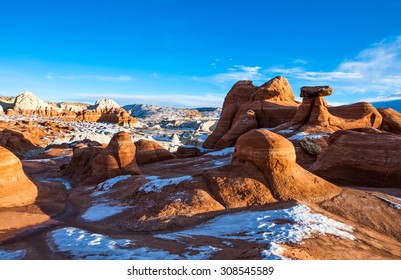 USA, Utah, Marbled Sandstone Formations In The Paria Canyon