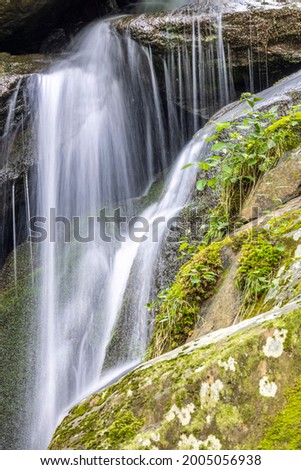 USA, Virginia, Shenandoah National Park, Dark Hollow Falls