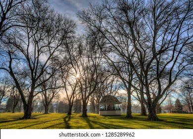 USA, WA, Walla Walla. Pioneer Park Gazebo.