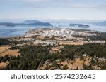 USA, Washington State. Skagit County, Marathon Petroleum Anacortes Refinery