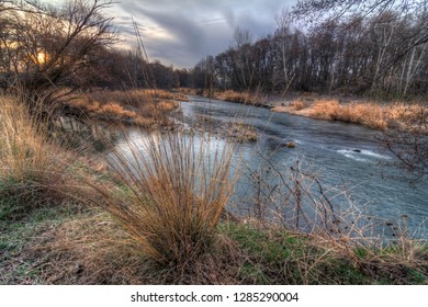 USA, Washington State, Walla Walla County. Walla Walla River Near Whitman Mission.