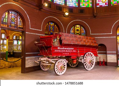 USA.St.Louis.Missouri.MAY 2019. Beer Factory Anheuser Busch.