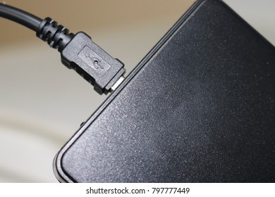 USB cable close up 