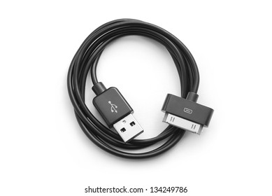 Usb Charger Cable On White