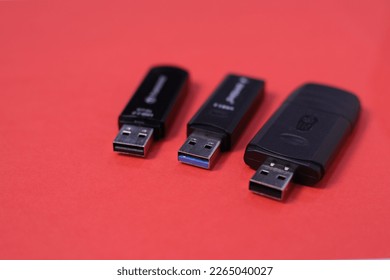 USB devices for reading and storing information in electronic form are shown.