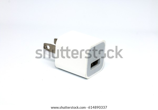 usb electric white port\
adapter