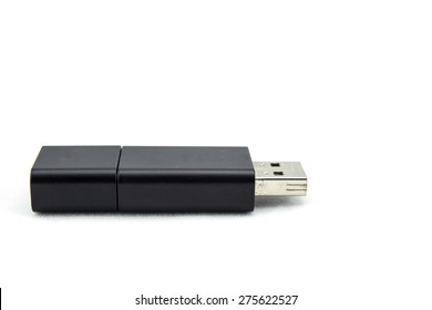 USB flash drive isolated on white background