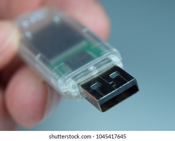 USB Stick - Flash memory stick in a close up shot
