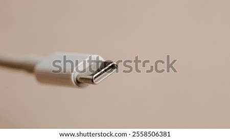 USB-C Cable, Featuring a Reversible and High-Speed Connector, Ideal for Charging and Data Transfer with Modern Devices and Electronics