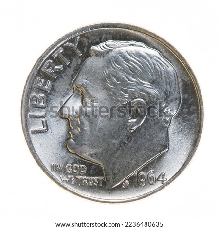 USD Silver 1964 Roosevelt Dime