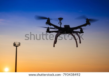 The use of drones for the technical control of mobile telephony antennas