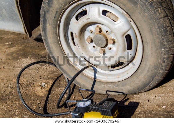 use an electric pump for\
car tires