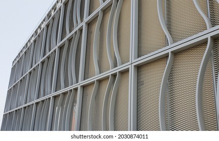 Use Perforated Expanded Metal Mesh Modern Stock Photo 2030874011 ...