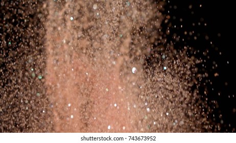 With the use of Realistic Glitter Exploding on Black Background. These clips are perfect for visual effects, compositing, and motion graphics. Use blending mode (screen).