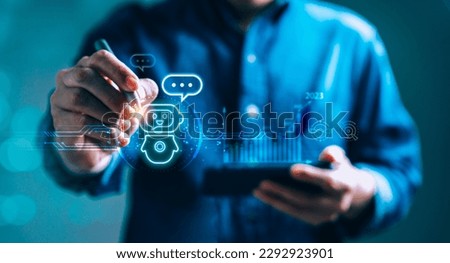 Use of robot application and AI (Artificial Intelligence) in chatbot, Technology is constantly evolving and becoming more sophisticated, making it a powerful tool in the digital age