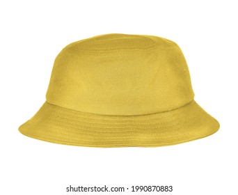 Use This Luxurious Bucket Hat Mockup In Lemon Zest Color, For The Most Effective Display Of Your Design
