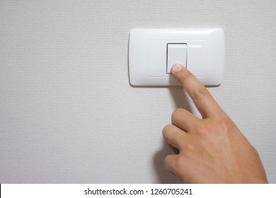 Use Your Finger To Turn On/off The Power Switch The Room. To Save Electricity.