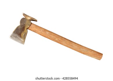 Used Ax Wooden Handle Isolated On Stock Photo 428558494 | Shutterstock