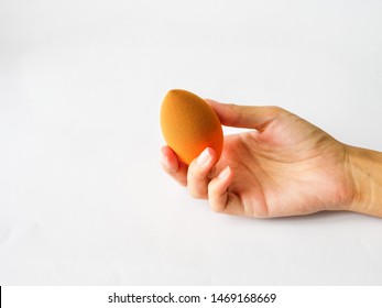 Used Beauty Blender Or Makeup Sponge Is Dirty.