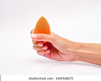 Used Beauty Blender Or Makeup Sponge Is Dirty.