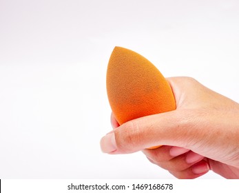 Used Beauty Blender Or Makeup Sponge Is Dirty.