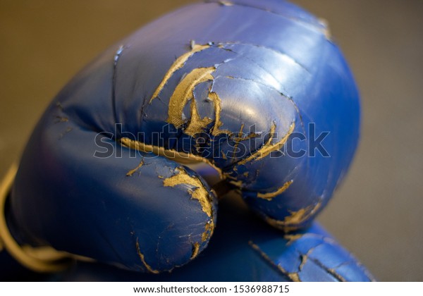 used boxing gloves