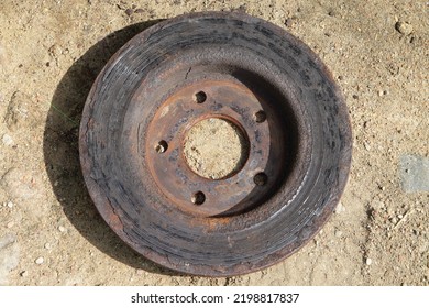 Used Car Brake Disc With Corrosion