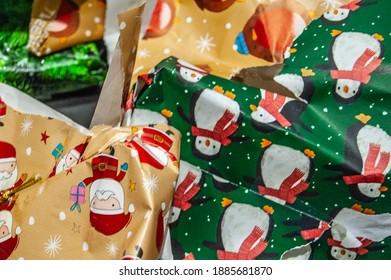 Used Christmas Wrapping Paper Photo