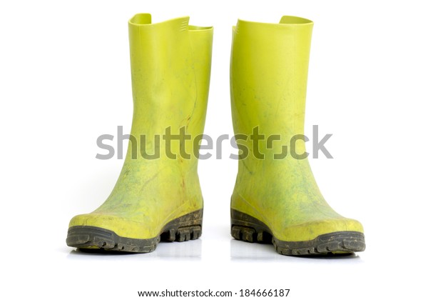 used rain boots