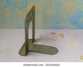 A Used Metal Book Ends.