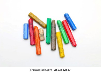 Used oil pastel crayons of various color. - Powered by Shutterstock