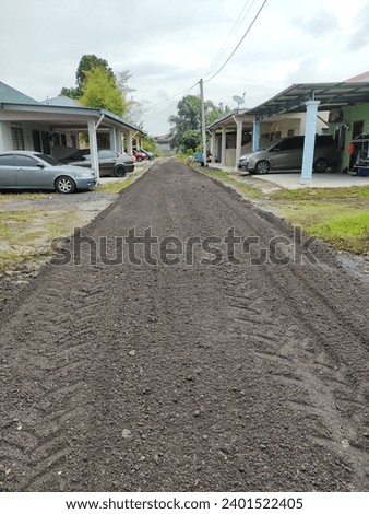 Used tar for village roads 