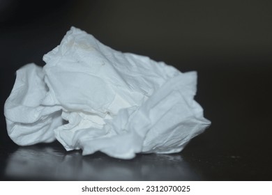 used tissue on the table - Shutterstock ID 2312070025
