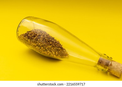 Useful Buckwheat Tea In A Glass Bottle