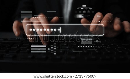 User authentication and password protection concept showing secure login, privacy safeguard, data protection, access control, and digital identity verification Marrow