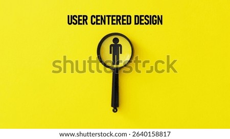 User Centered Design UCD is shown using a text
