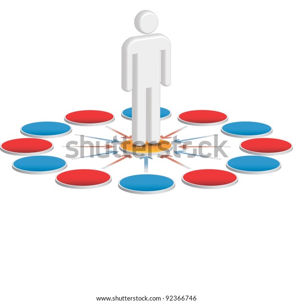 User Centric Customer Centered Business Diagram Stock Photo 92366746 ...