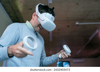 User Experiencing Interactive Virtual Reality Game