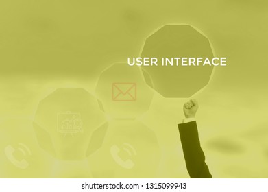 User Interface (UI) - screen interaction concept